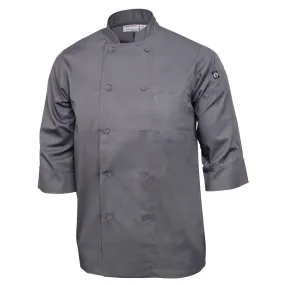 A934-M Chef Works Unisex Chefs Jacket Grey M