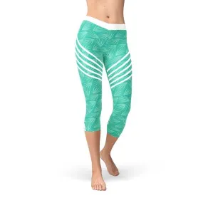 Aqua Performance Capri Leggings