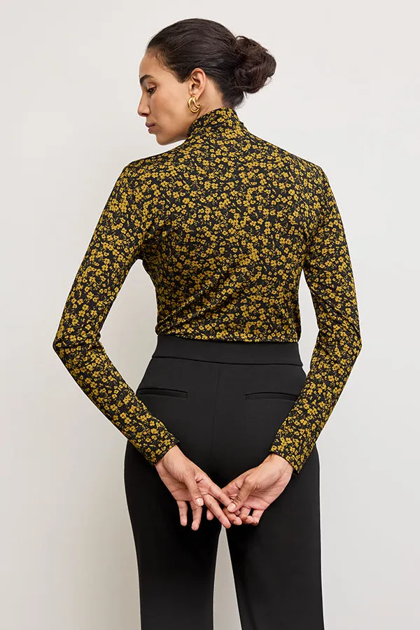 Axam Layering Turtleneck - Printed Jersey :: Bloom Print