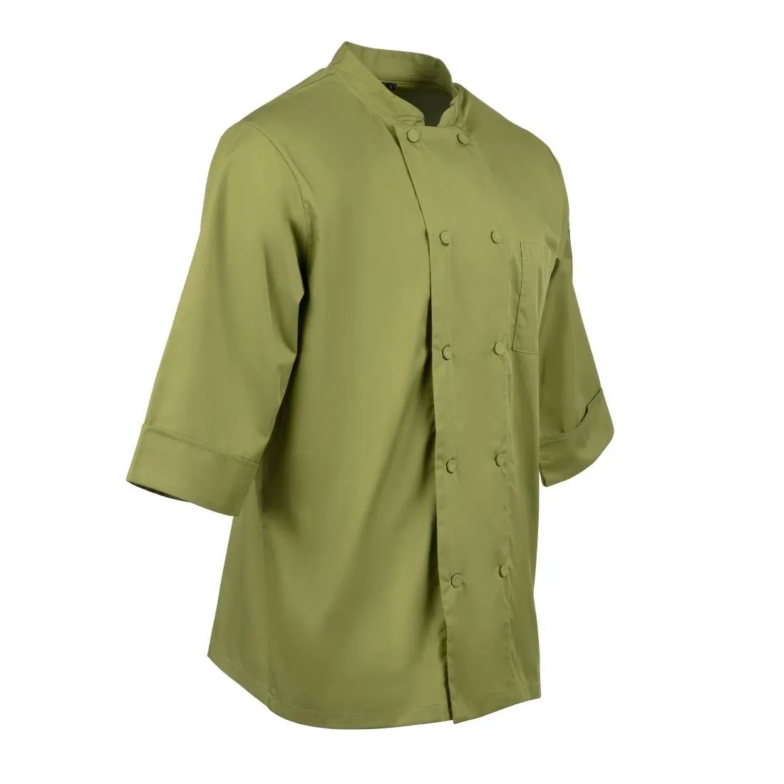 B107-XXL Chef Works Unisex Chefs Jacket Lime 2XL