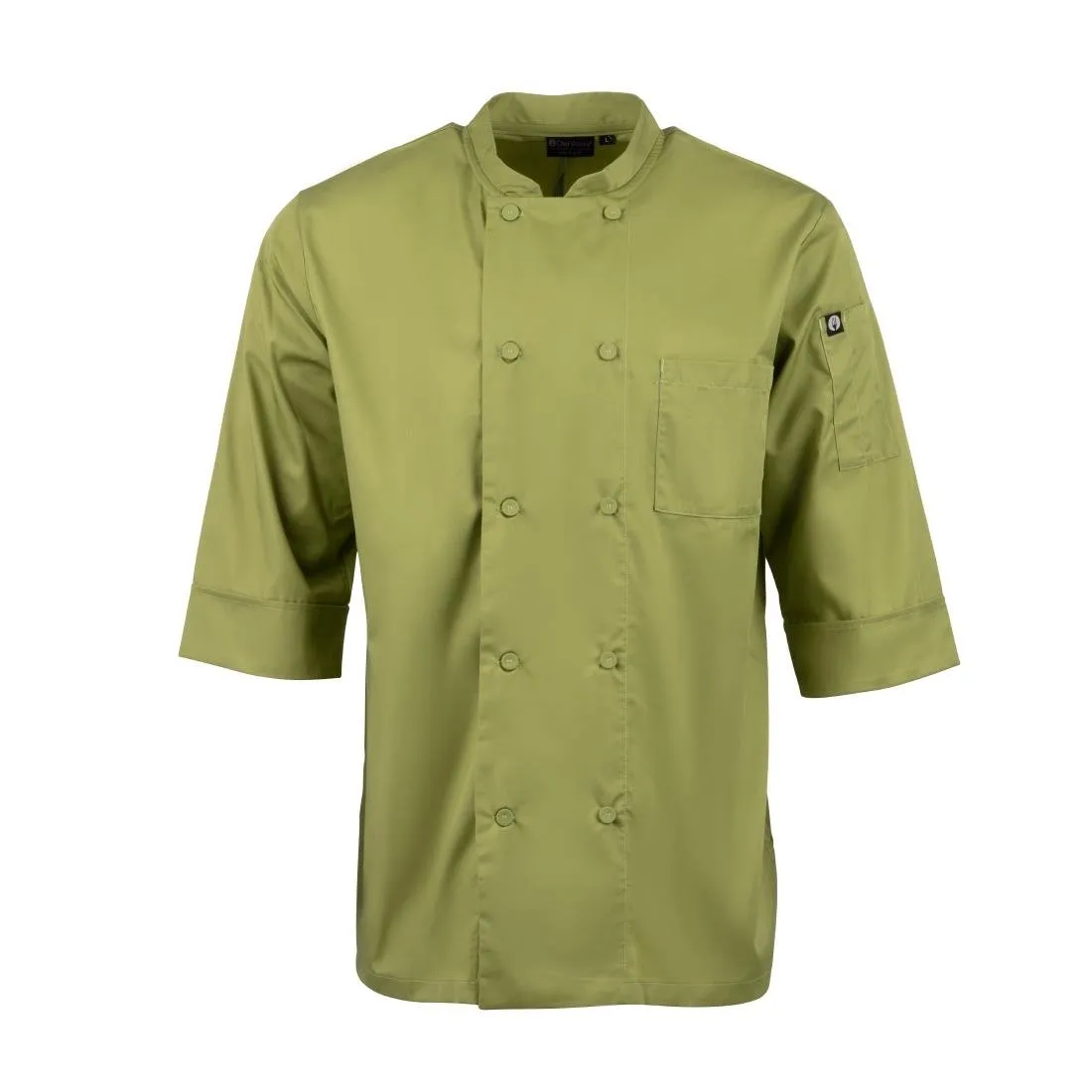 B107-XXL Chef Works Unisex Chefs Jacket Lime 2XL