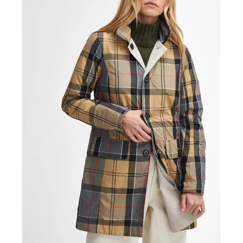 Barbour Babbity Ladies Waterproof Jacket - Mist/Dress