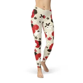 Blossom Breeze Women's Performance Leggings