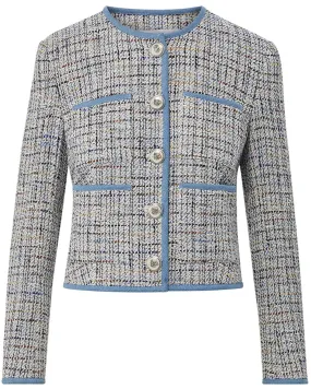 Blue Tweed Darla Jacket