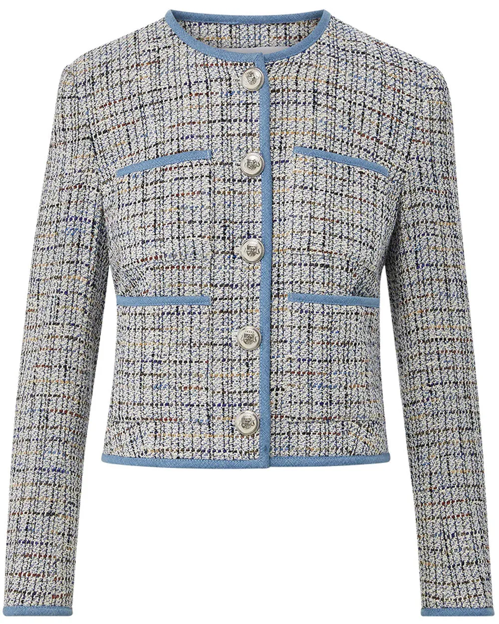 Blue Tweed Darla Jacket