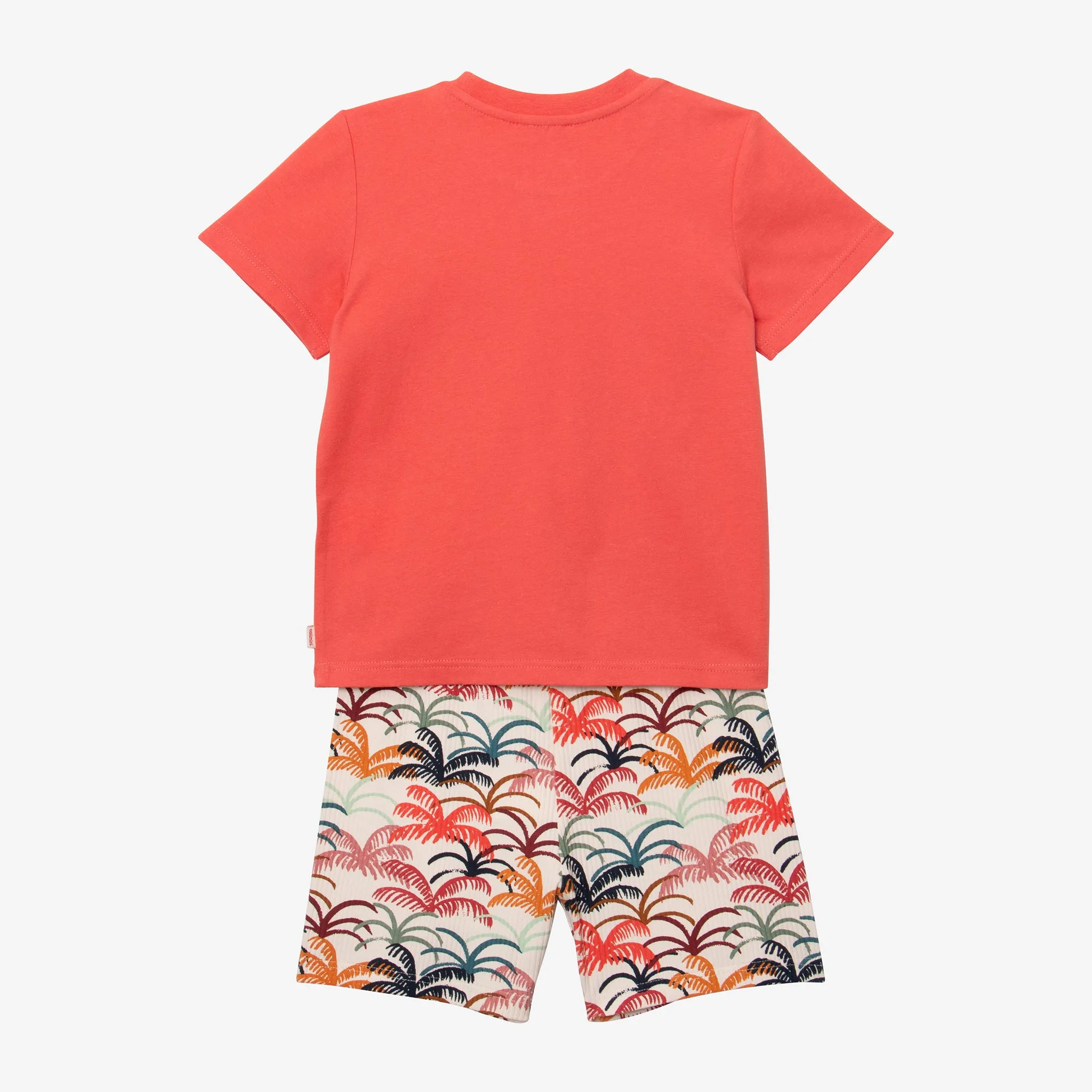 Boy's palm tree shorty pajama