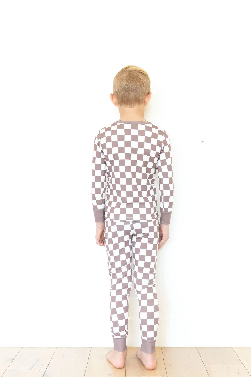 BROWN   WHITE CHECKER | LONG SLEEVE