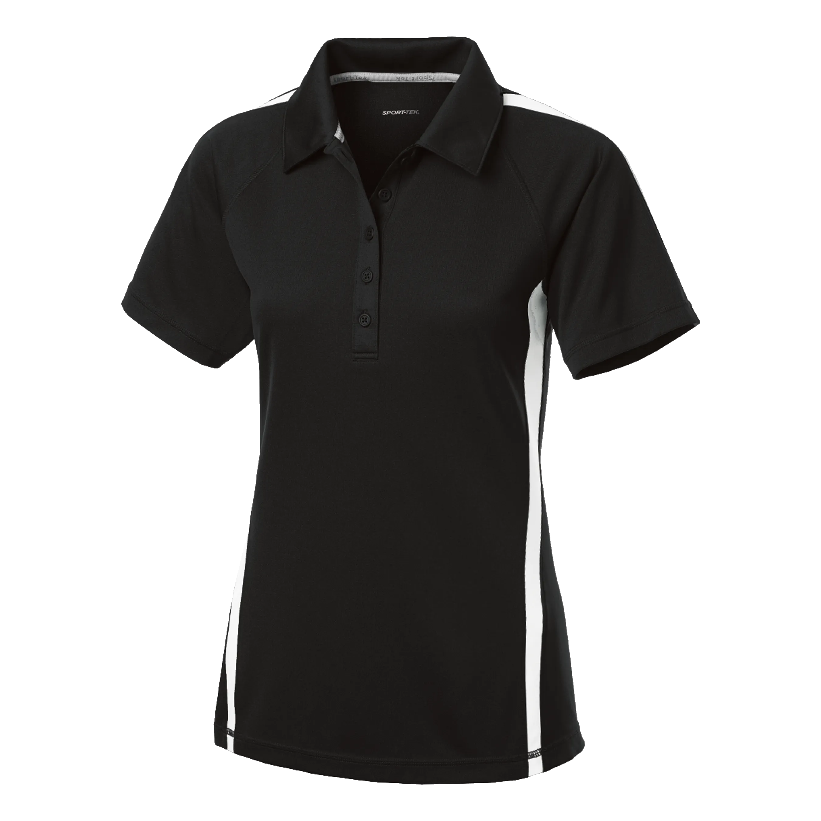 C1764W Ladies Micro-Mesh Colorblock Polo