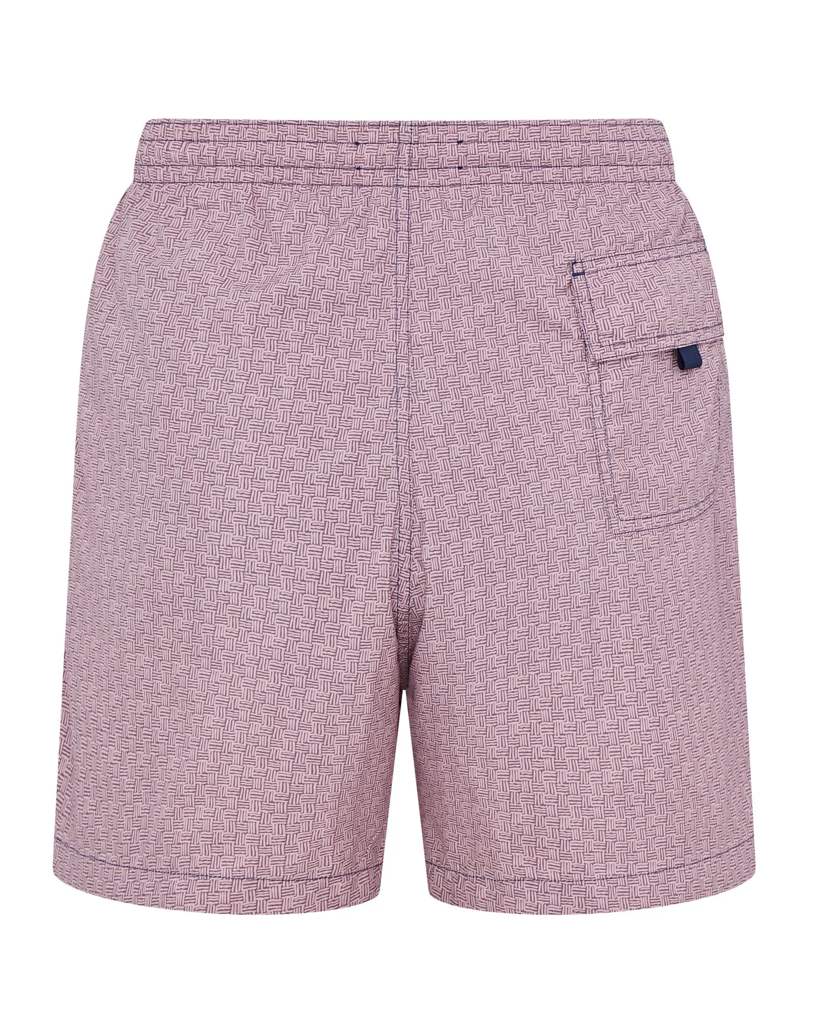 Canali Micro Weave Quick Dry Swim Shorts (Ruddy Pink)