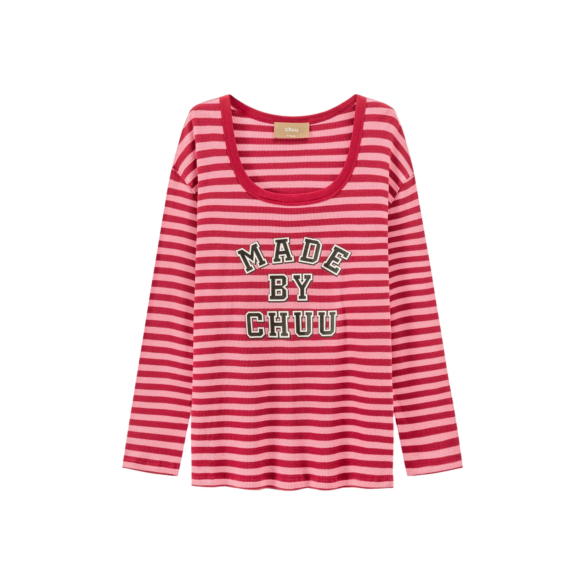 Cheerful Striped Long Sleeve T-Shirt