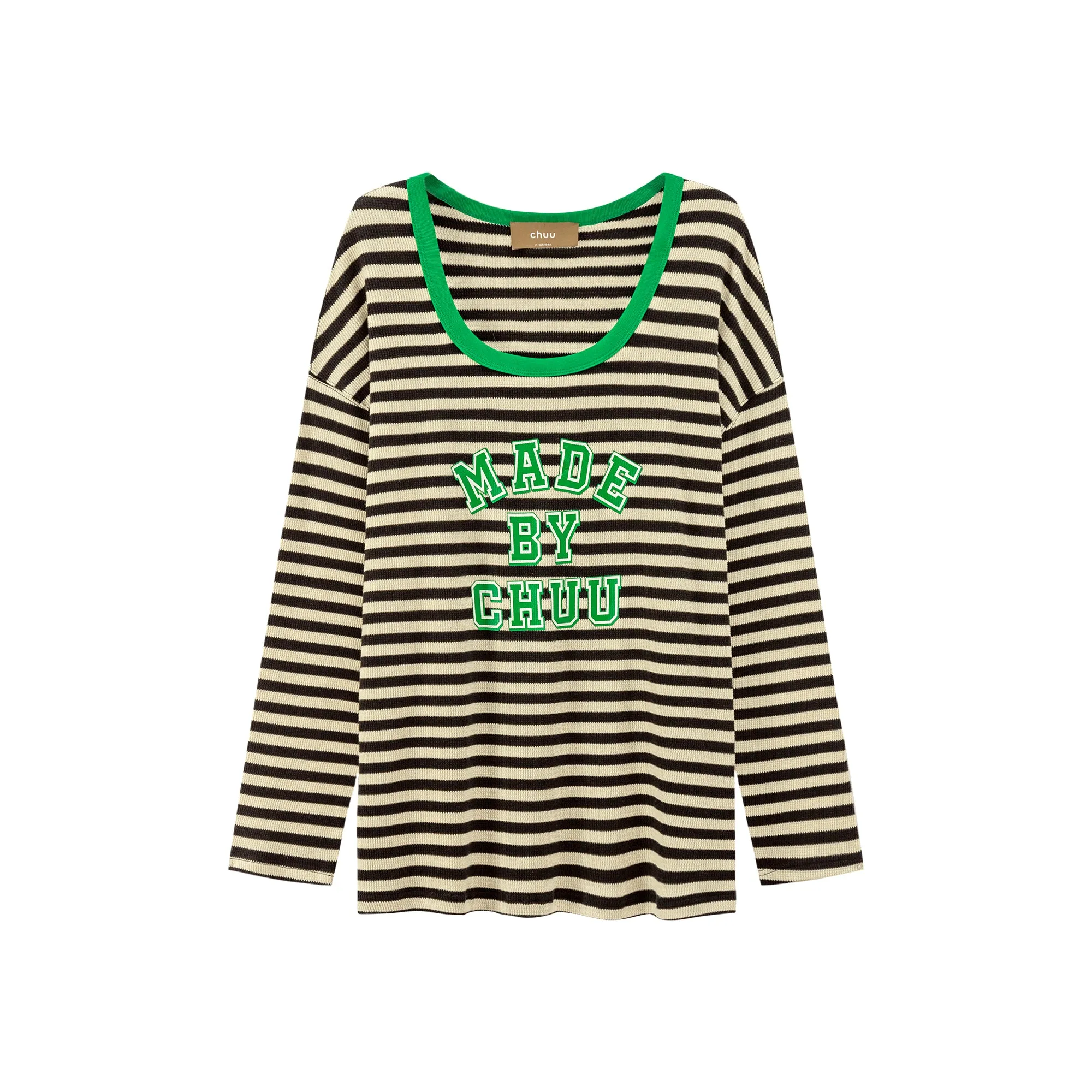 Cheerful Striped Long Sleeve T-Shirt