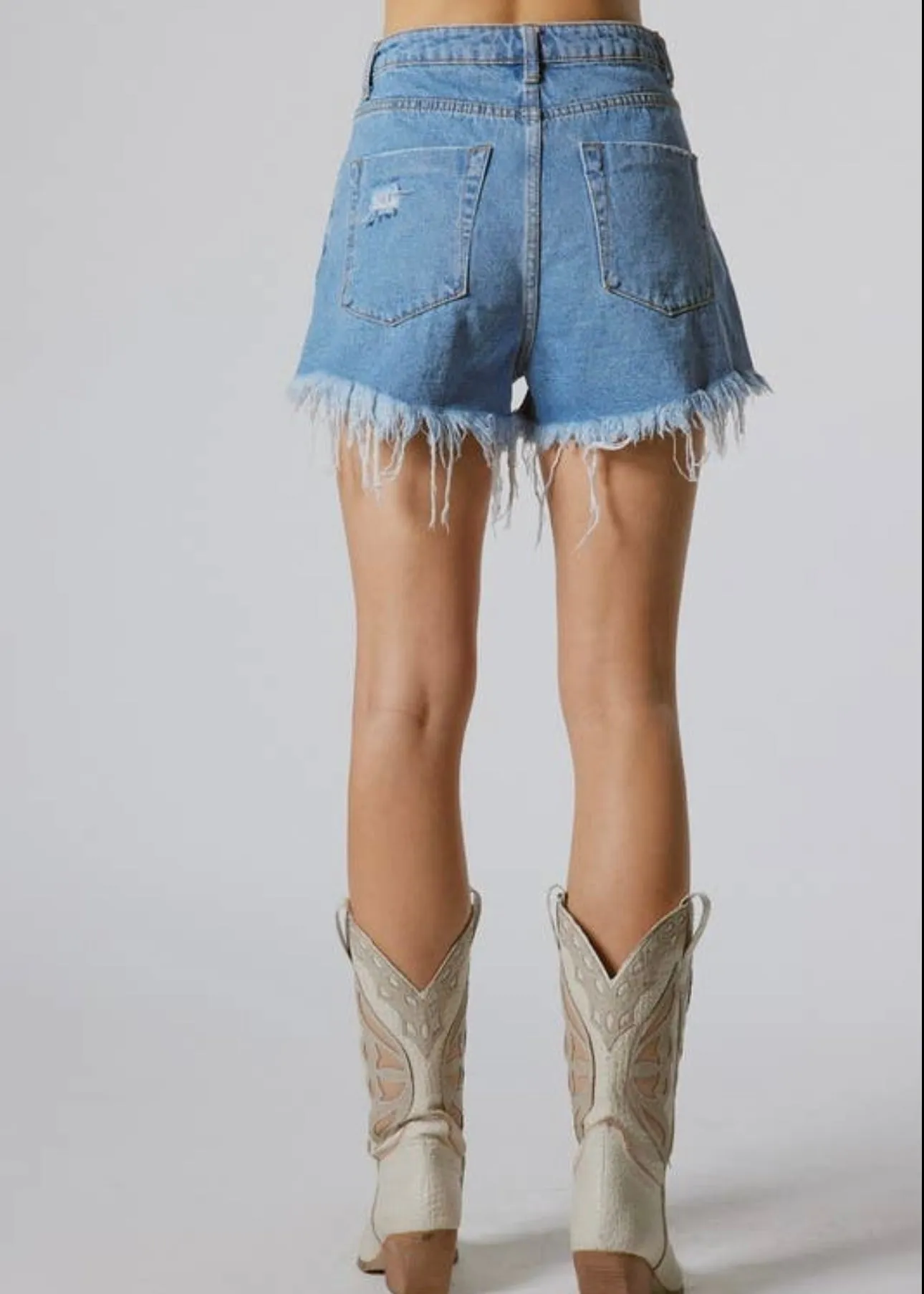 Daydream Distressed Denim Shorts