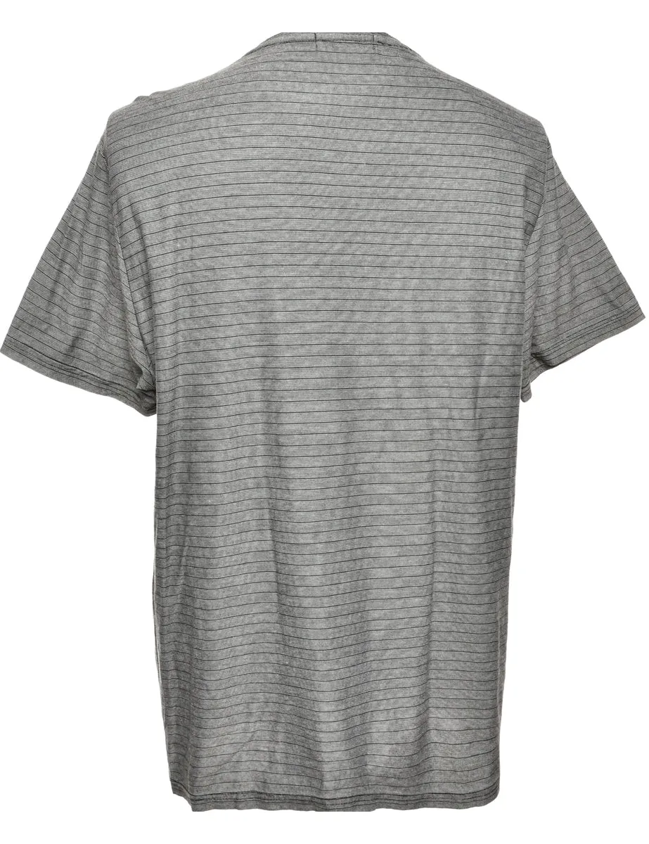 Grey Calvin Klein Printed T-shirt - L