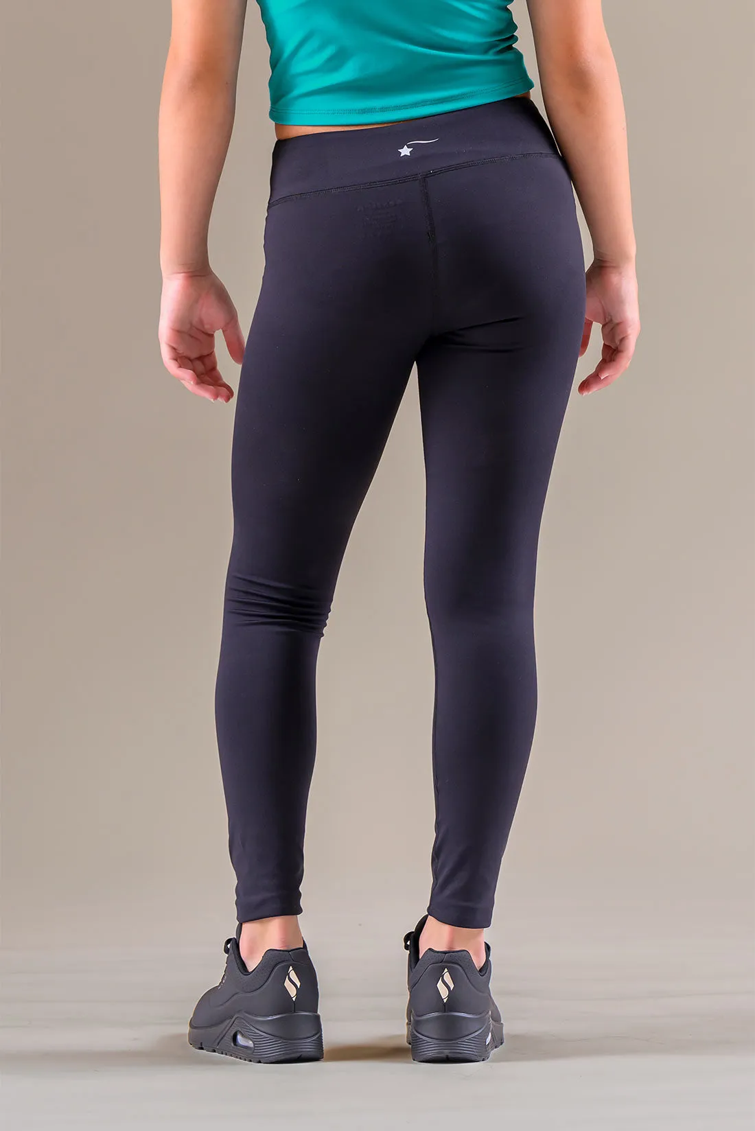 High Waisted Performance Legging - Black