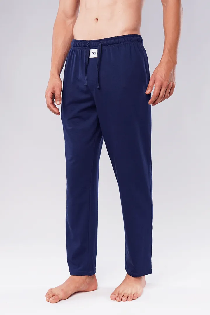 Jersey Pajamas - Navy Blue