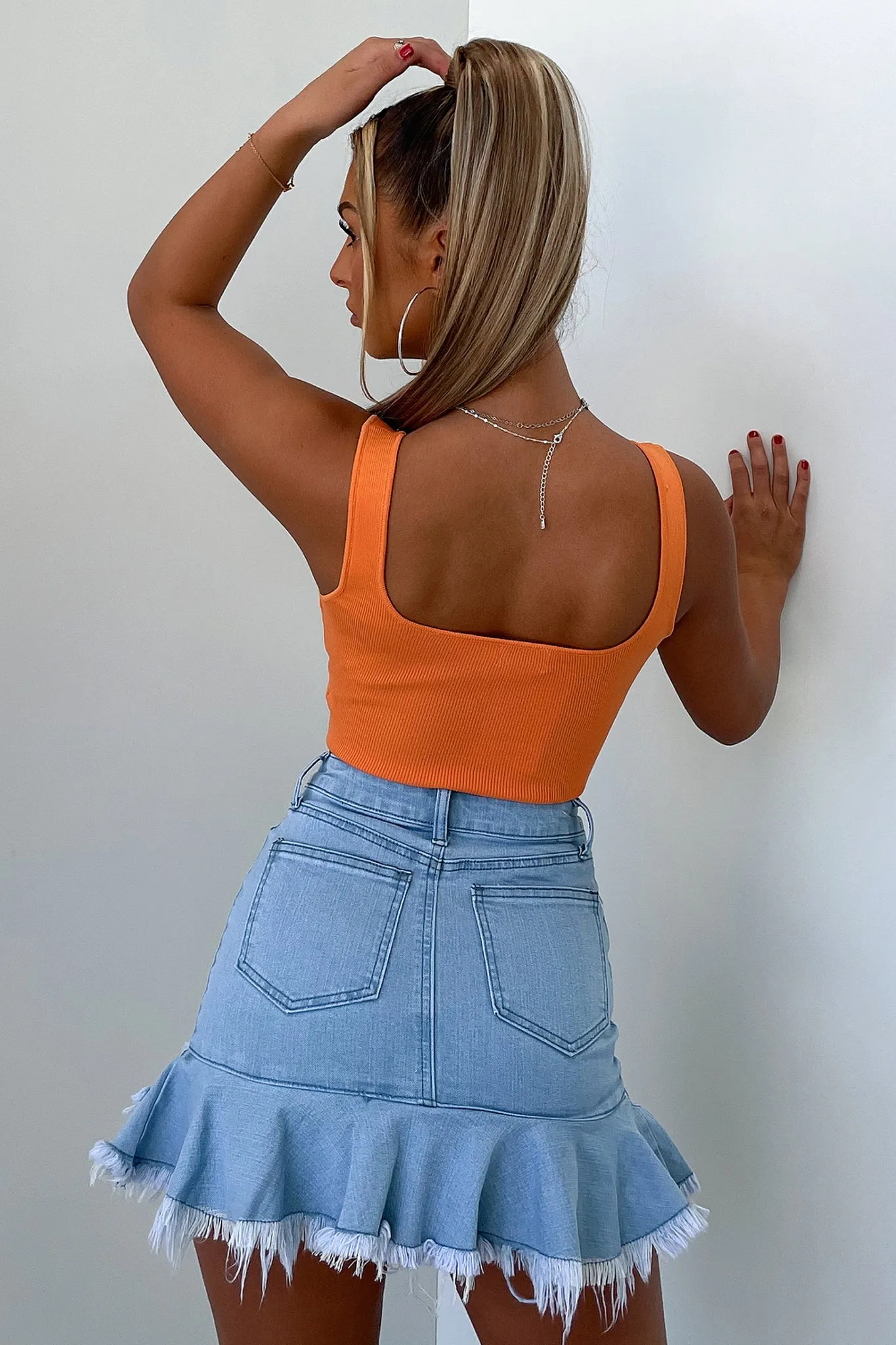 Kalani Crop - Orange