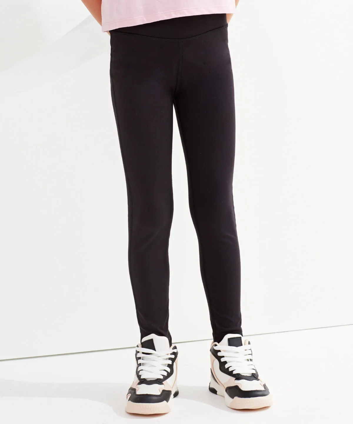 Kids TriDri® recycled performance leggings | Navy