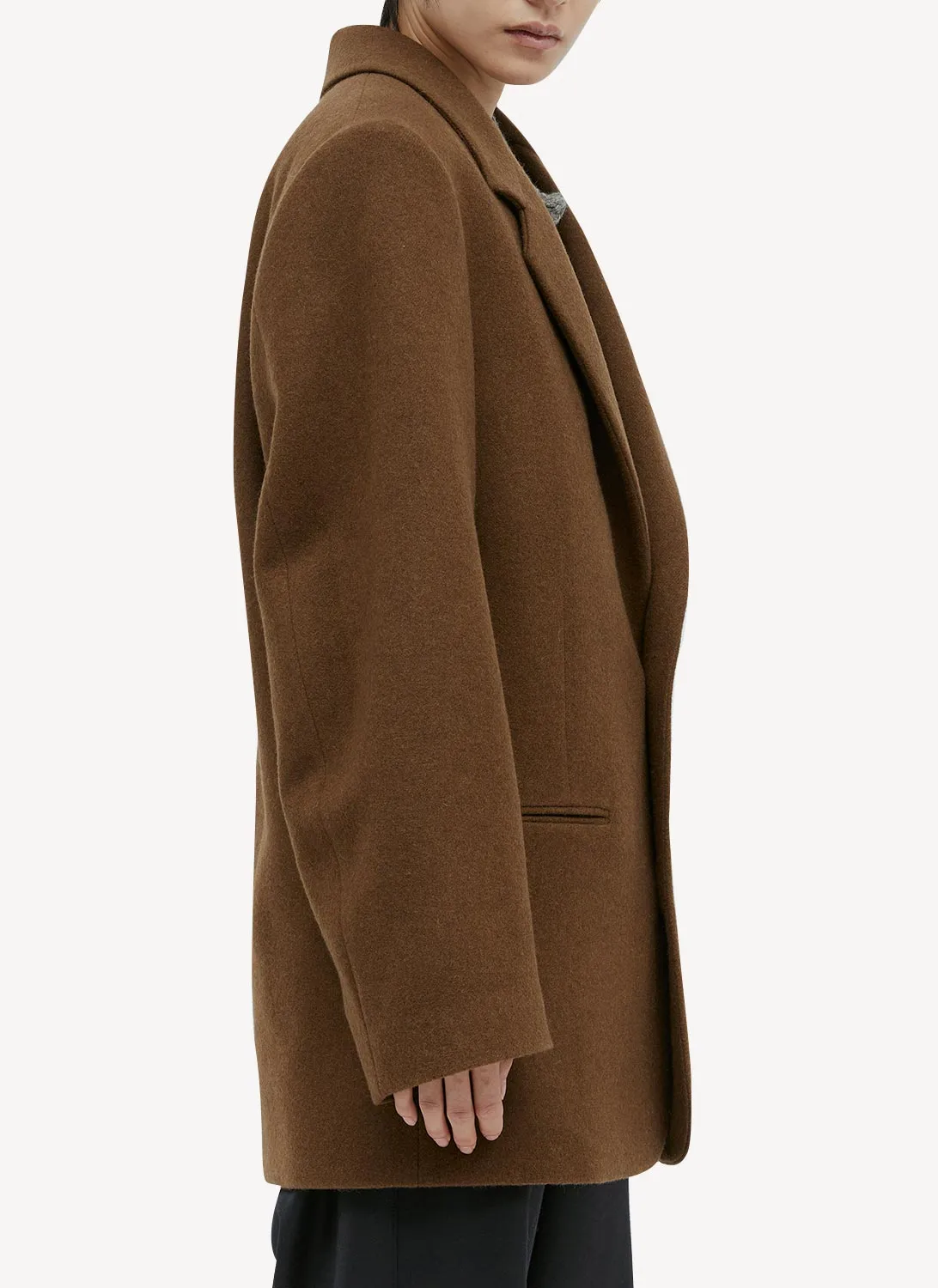 Lemaire - Blazer - Dark Brown - Femme