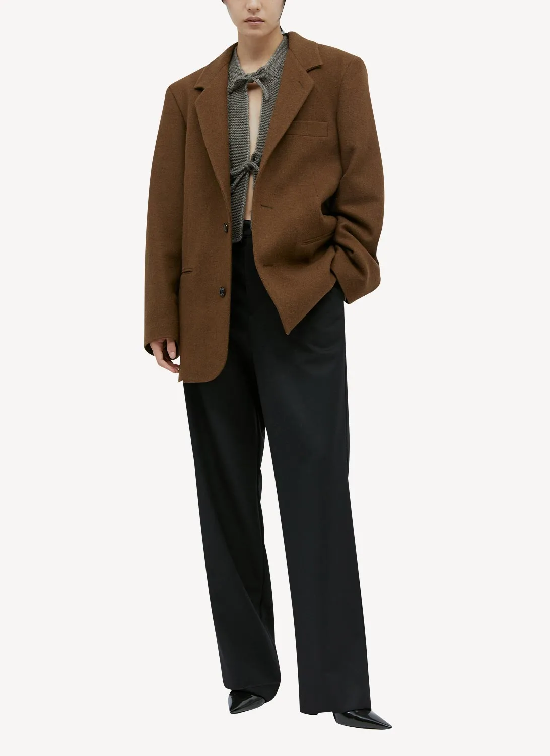 Lemaire - Blazer - Dark Brown - Femme