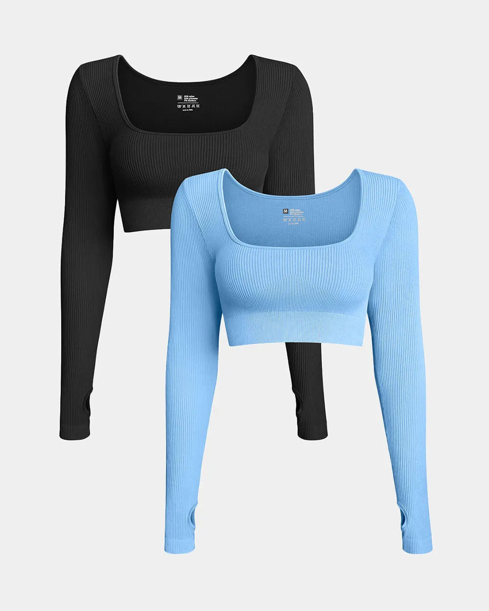 Long Sleeve Crop Tops