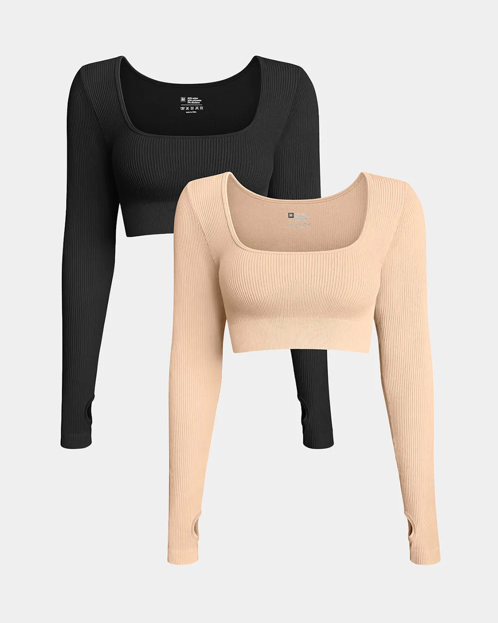 Long Sleeve Crop Tops