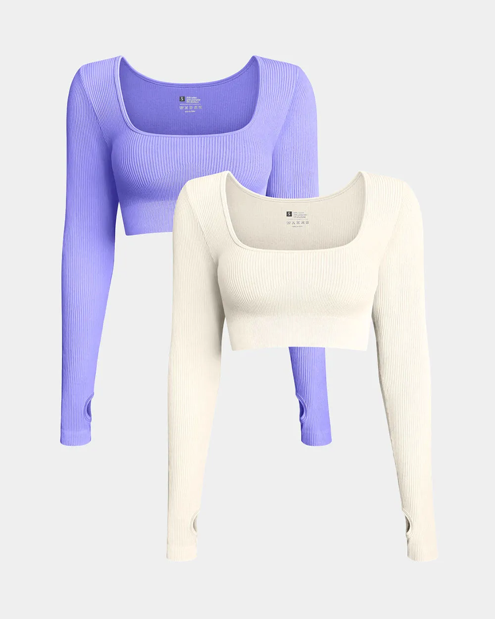 Long Sleeve Crop Tops