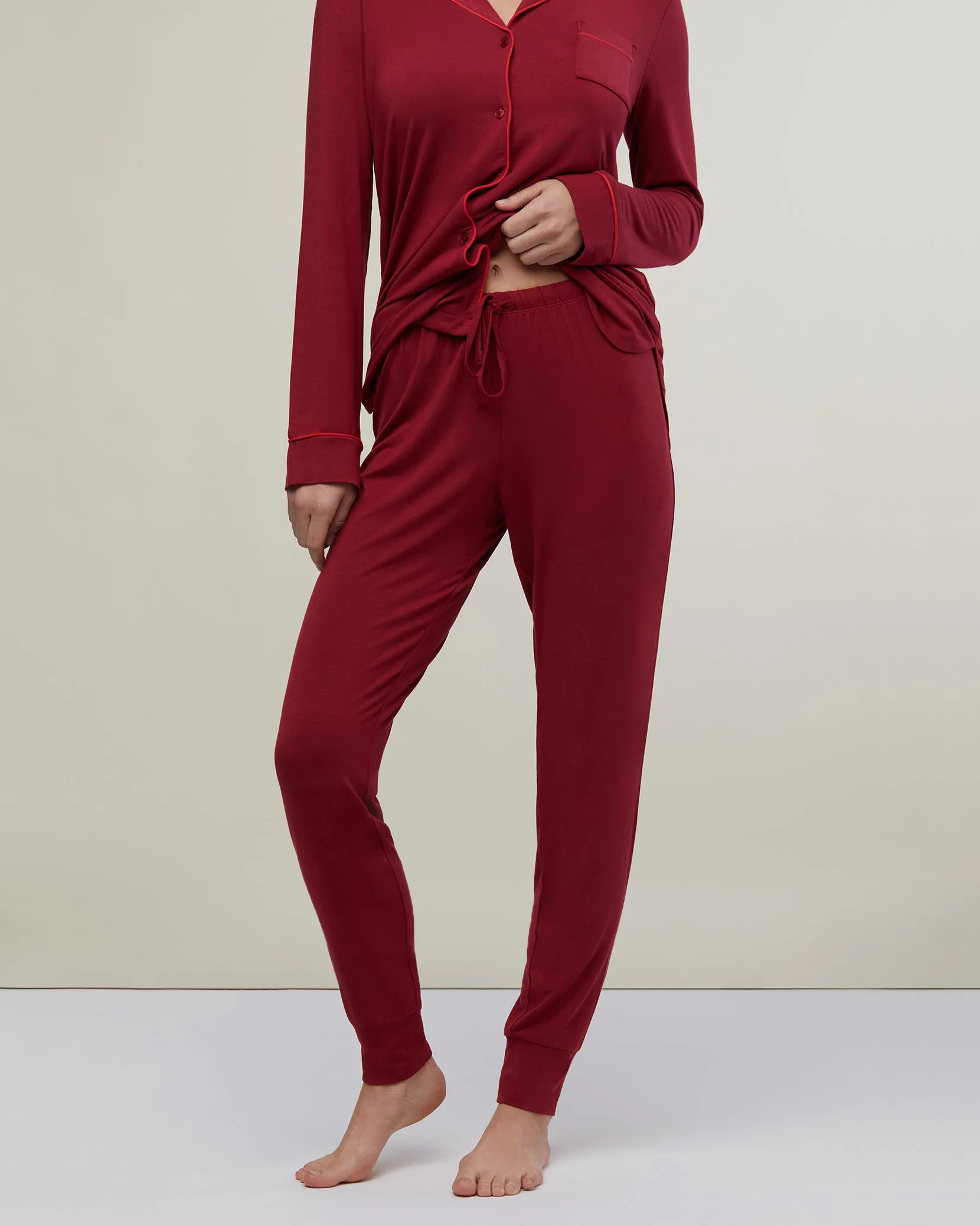 Long Sleeve Pant Jersey Pajamas