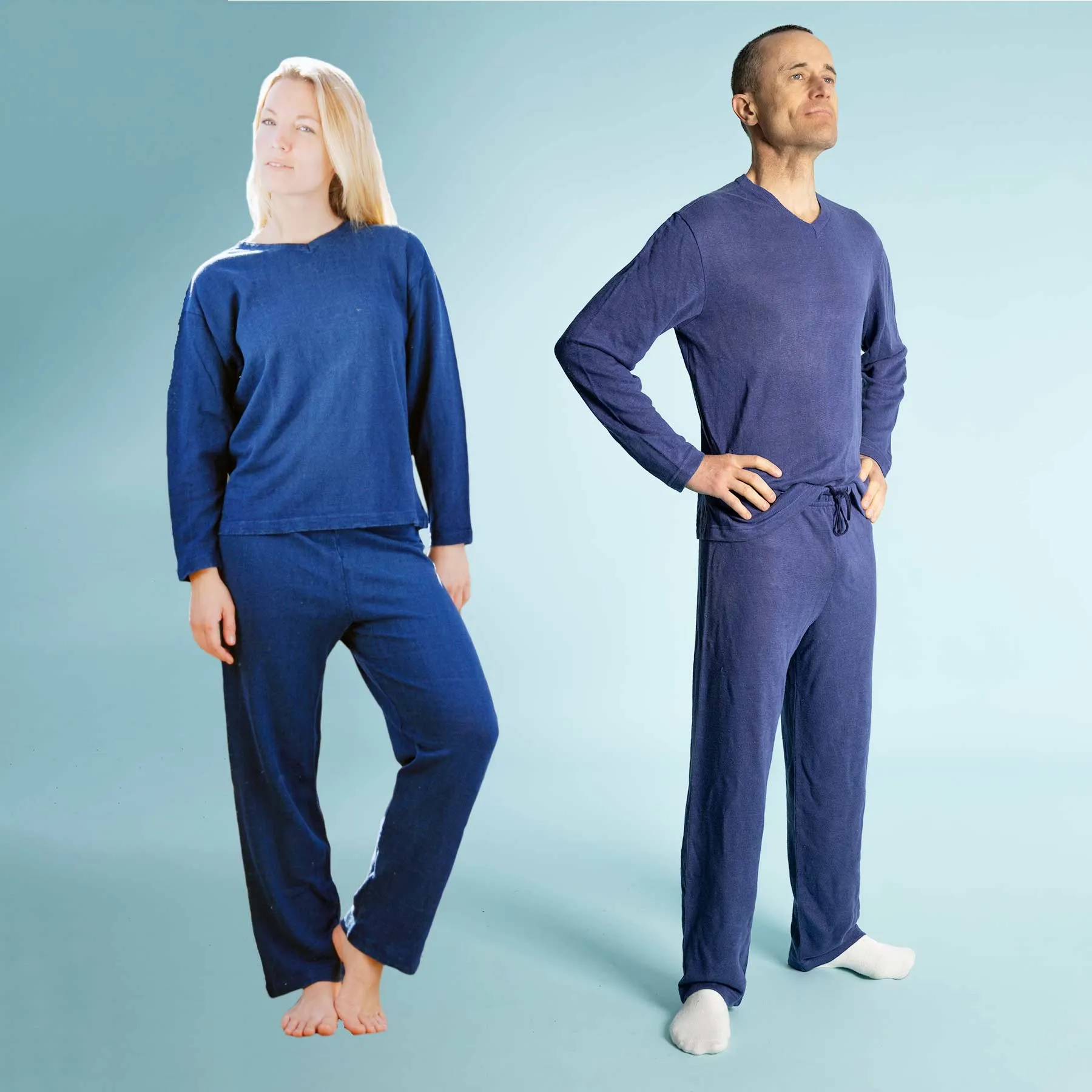 MAUPASSANT 100% Organic Hemp Knit Pajamas / Lounge Set (Unisex)