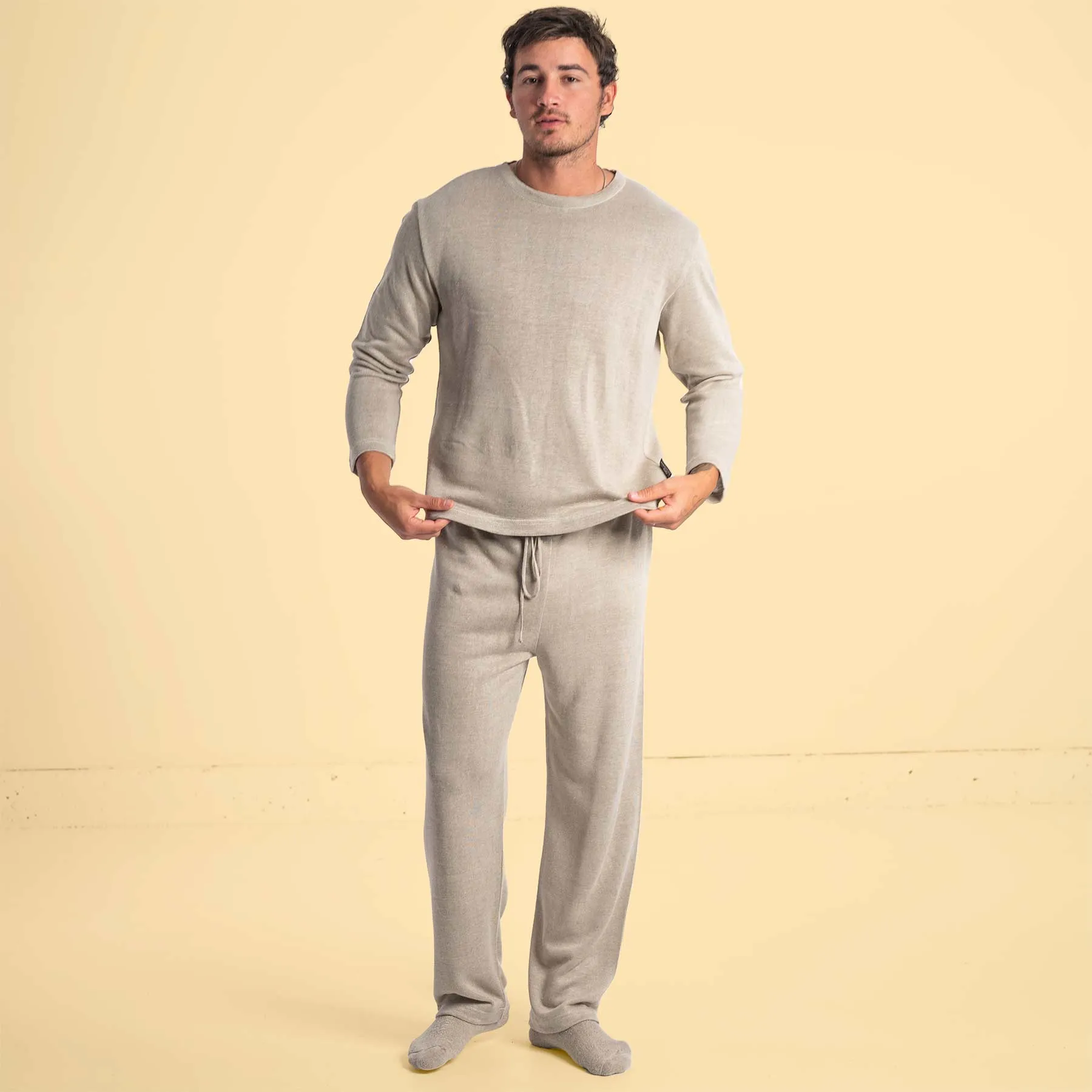 MAUPASSANT 100% Organic Hemp Knit Pajamas / Lounge Set (Unisex)