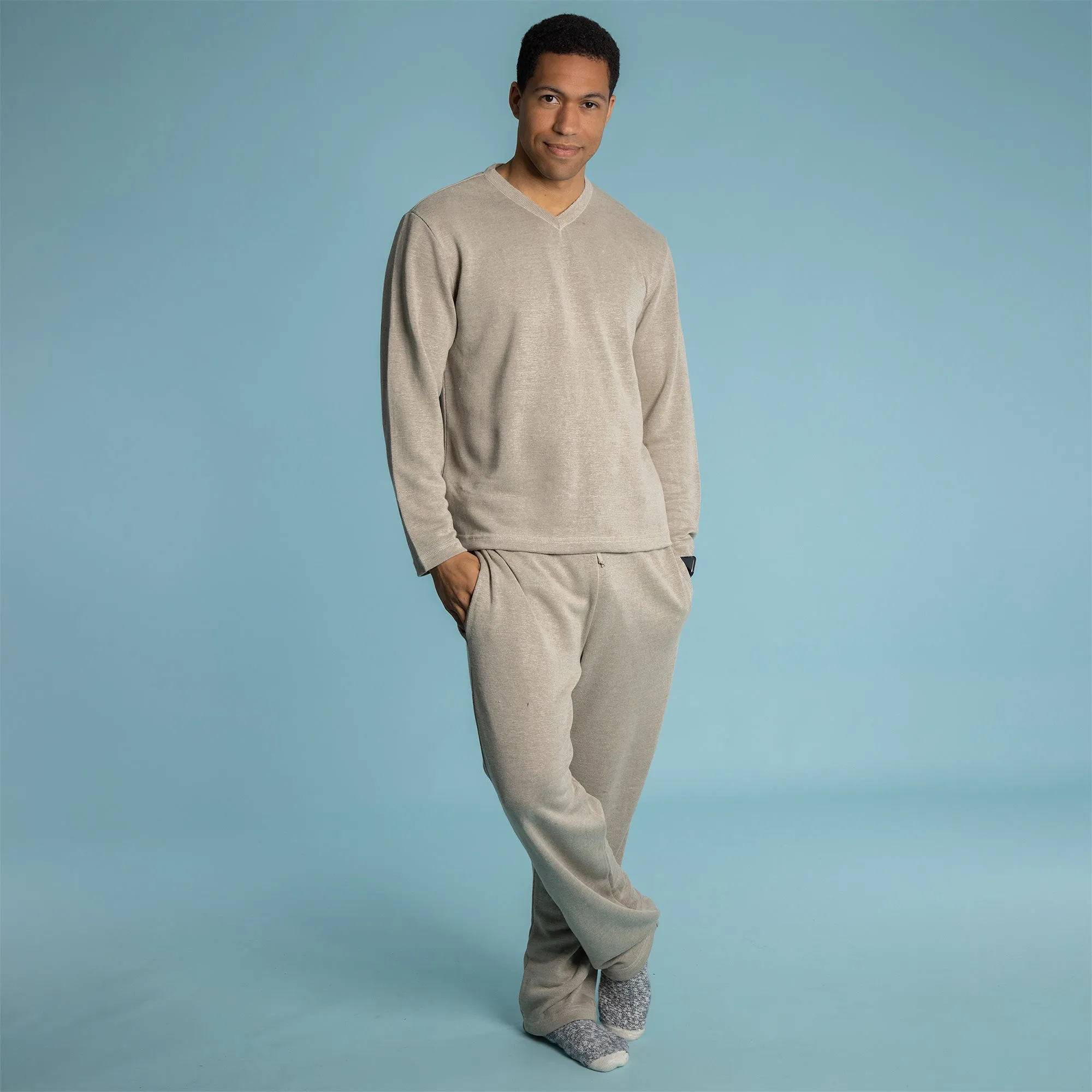 MAUPASSANT 100% Organic Hemp Knit Pajamas / Lounge Set (Unisex)