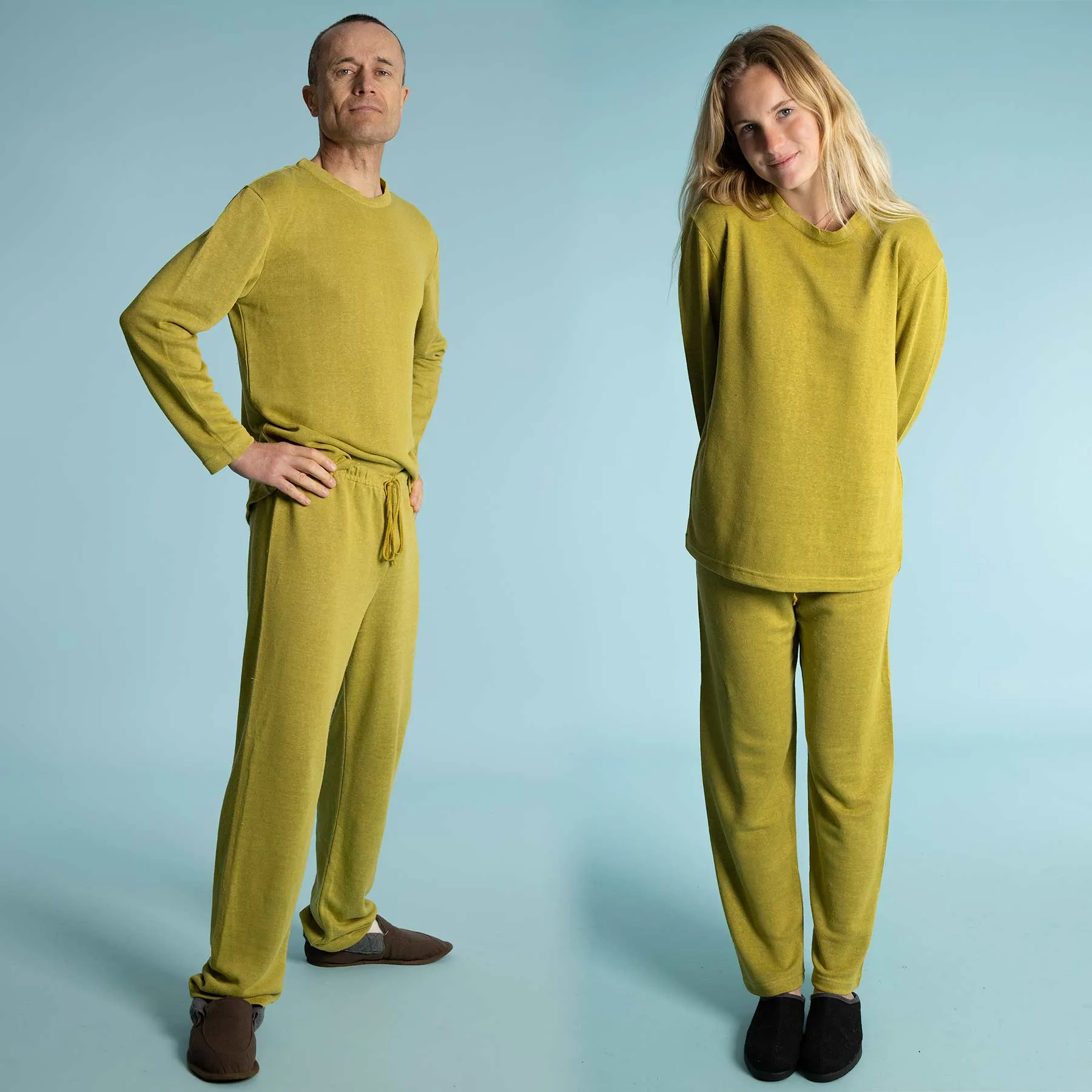 MAUPASSANT 100% Organic Hemp Knit Pajamas / Lounge Set (Unisex)