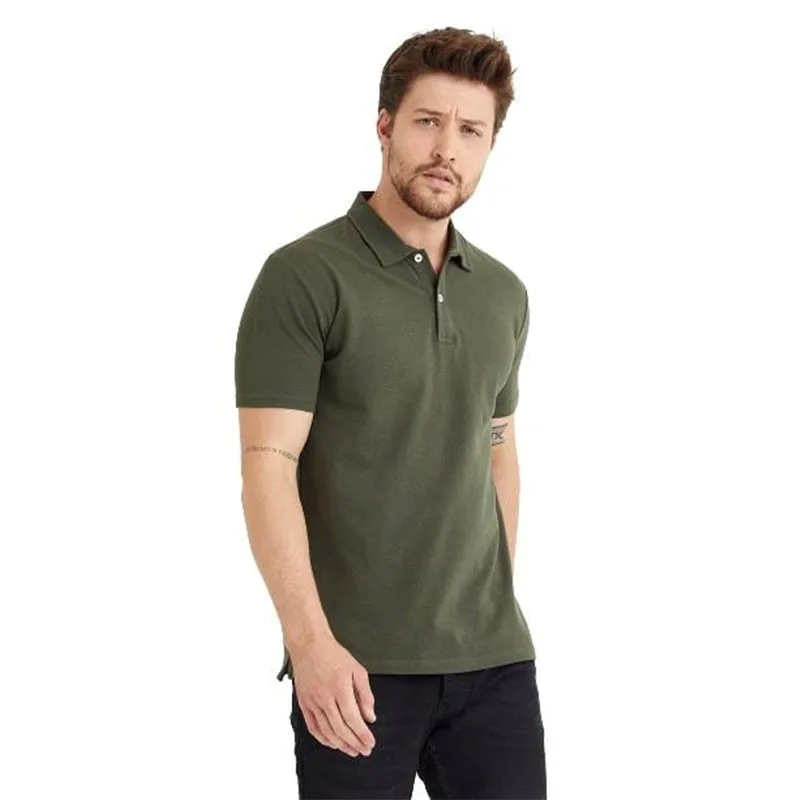 Men's Polo Moisture Wicking 2-button T-Shirts