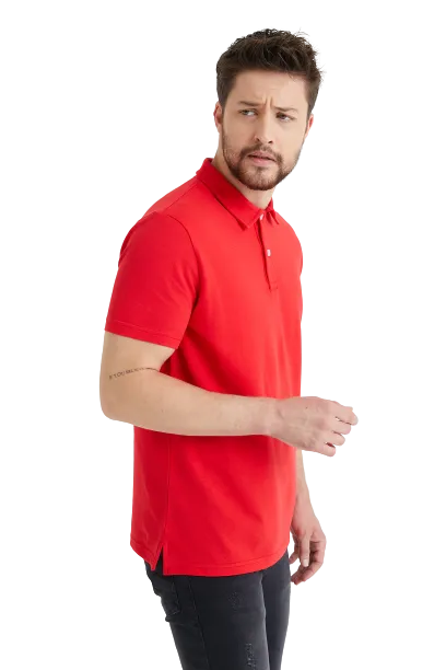 Men's Polo Moisture Wicking 2-button T-Shirts