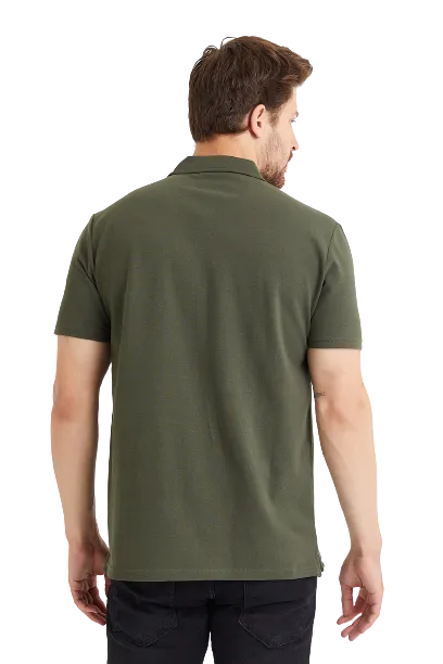 Men's Polo Moisture Wicking 2-button T-Shirts