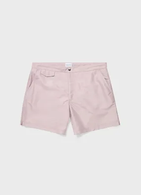 Men's Tailored Swim Shorts in Pale Pink