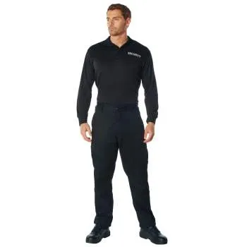 Moisture Wicking Long Sleeve Security Polo