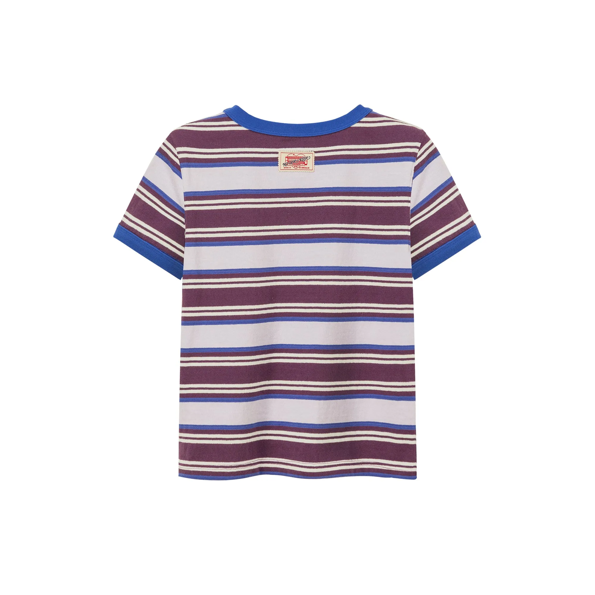 Noe Center Color Striped Short Sleeve T-Shirt