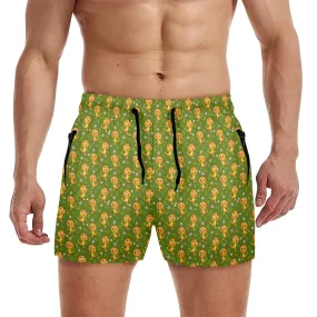 Orange Bird Men's Quick Dry Athletic Shorts