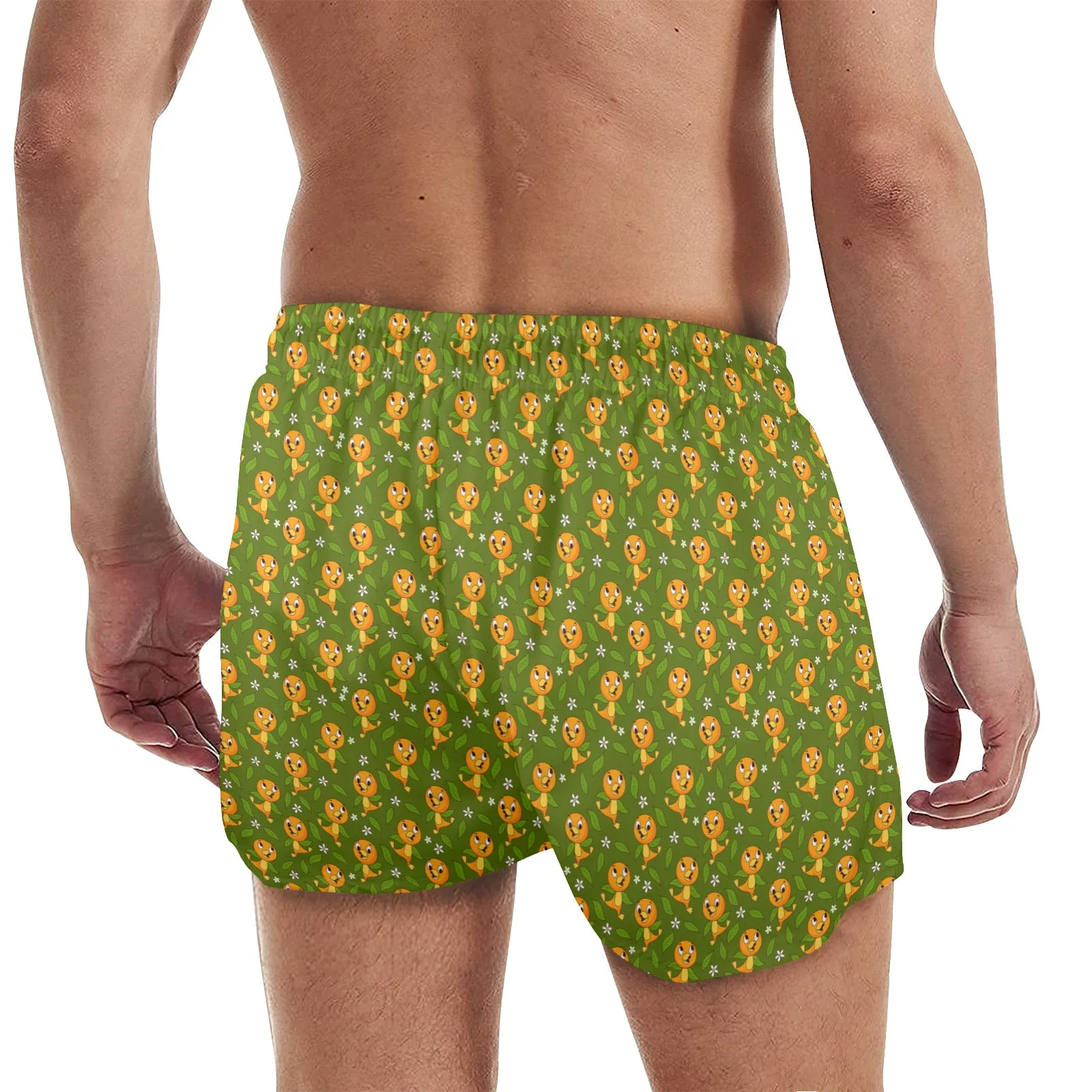 Orange Bird Men's Quick Dry Athletic Shorts