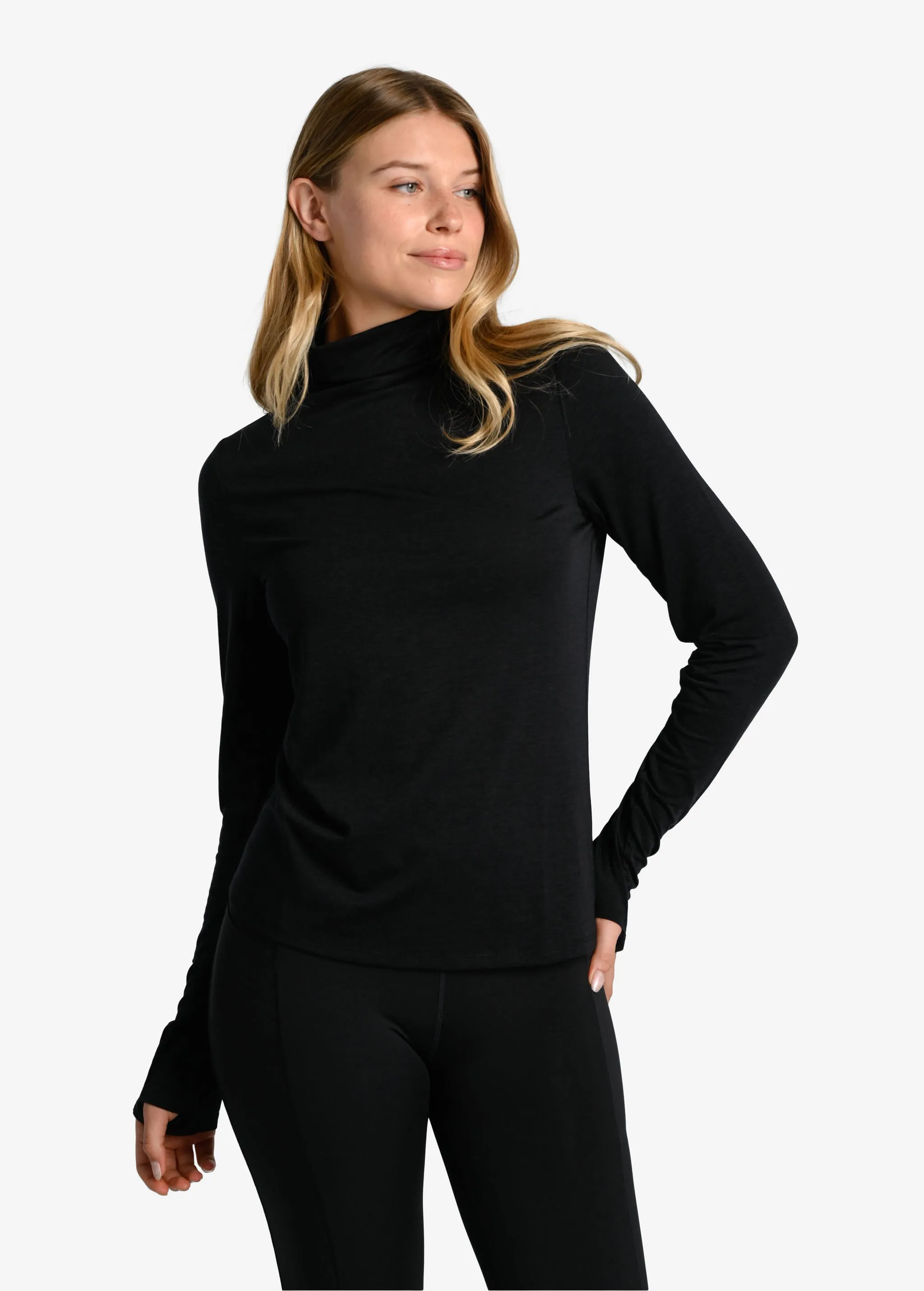 Performance Wool Moisture-Wicking Turtleneck