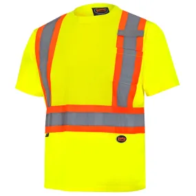 Pioneer 6991 Hi-Vis Yellow/Green Birdseye Safety T-Shirts