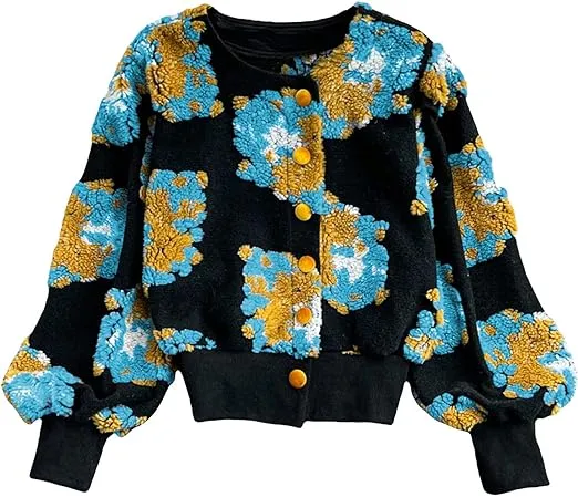 Pre Order:  3D Floral Slim Fit Jacket