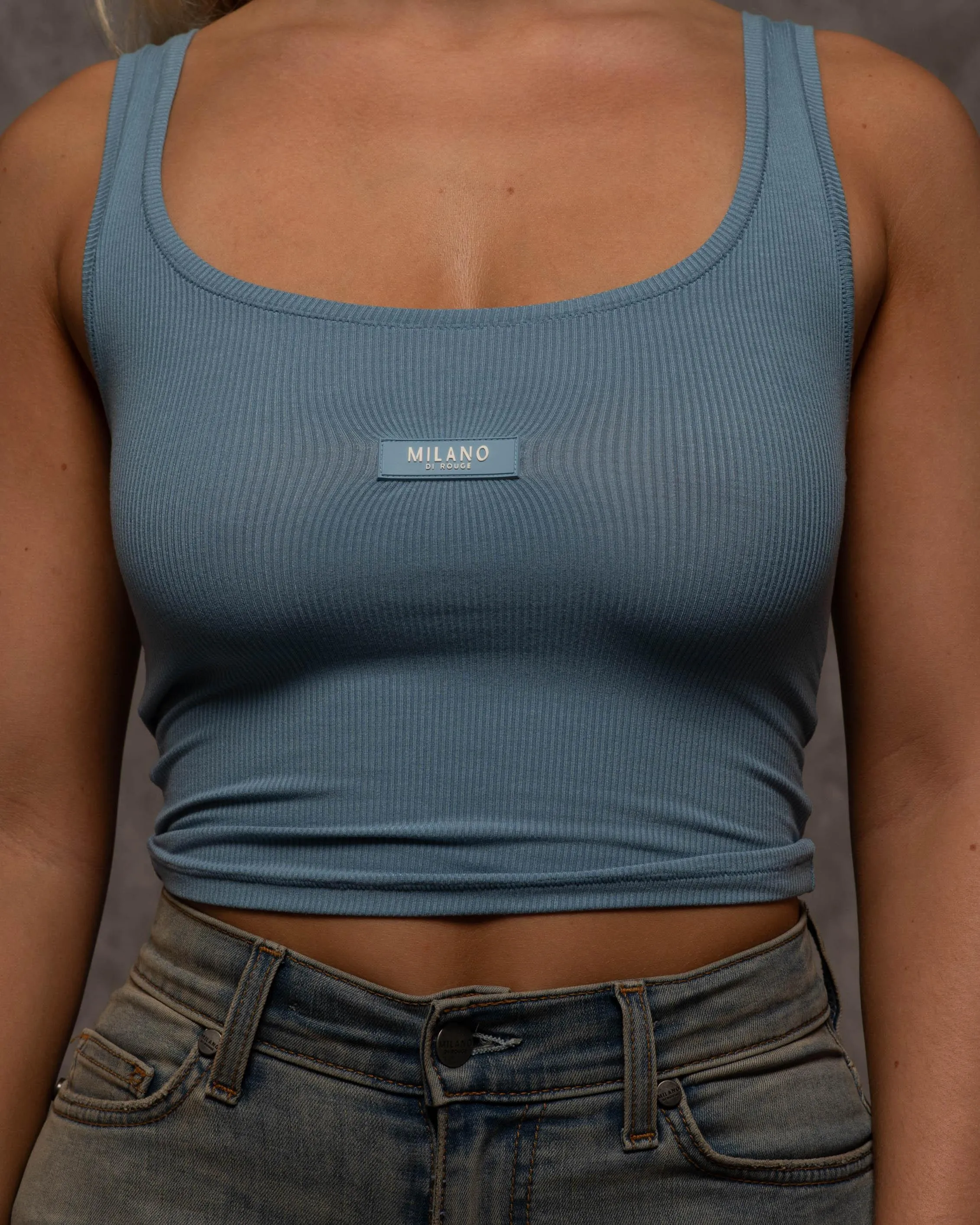 Remi Crop Ribbed Tank