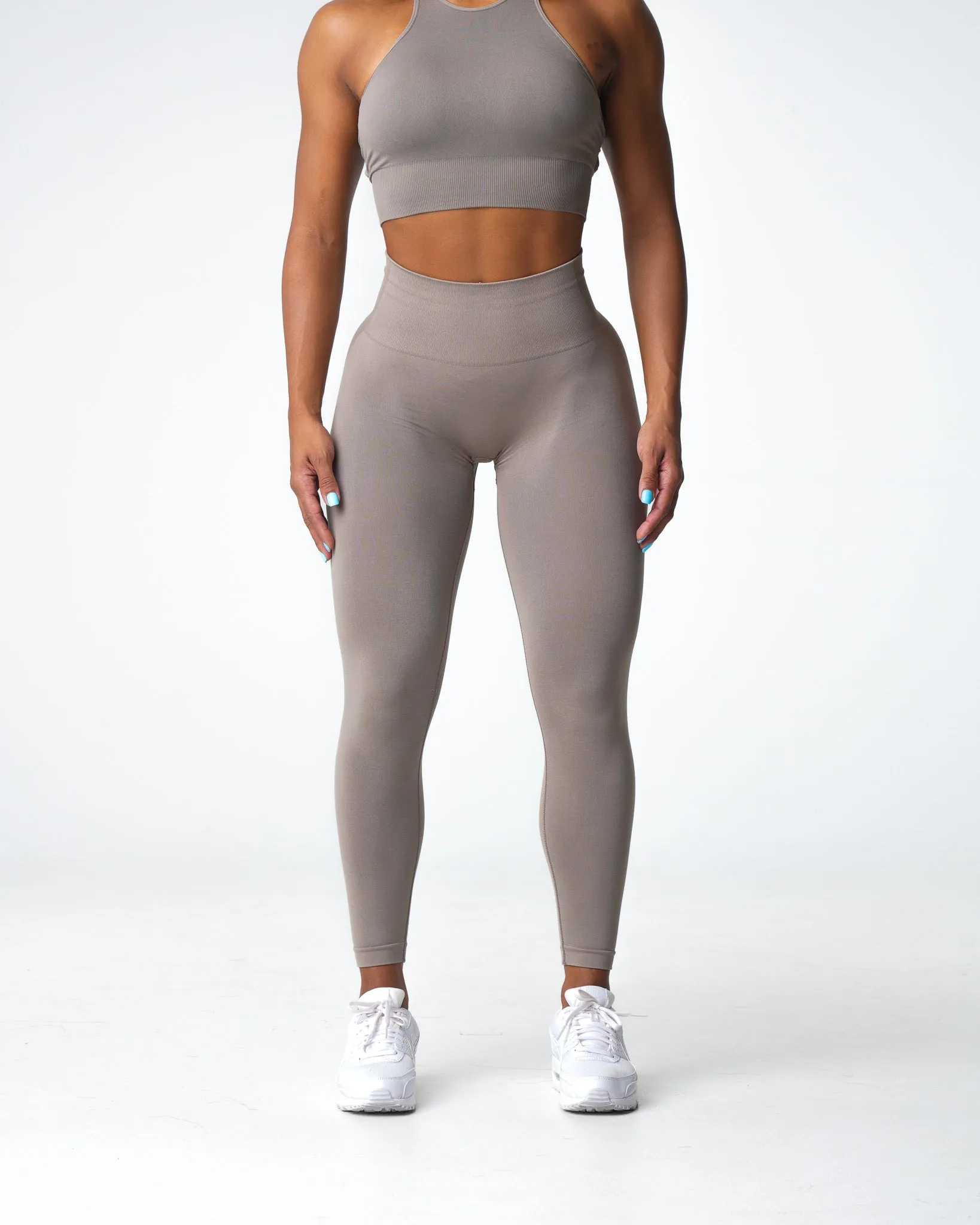 Taupe Performance Seamless Leggings