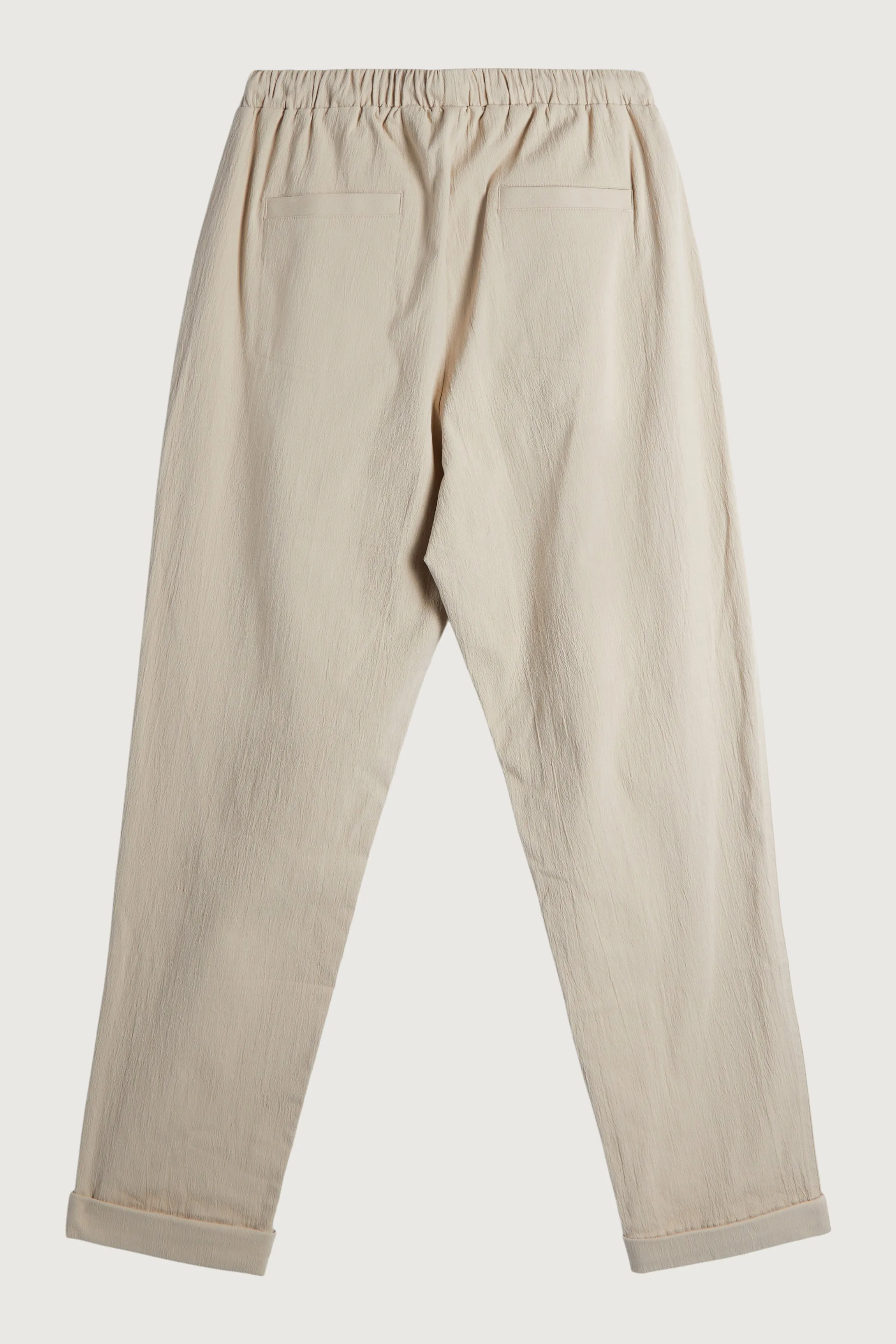 TEXTURED COTTON PANT