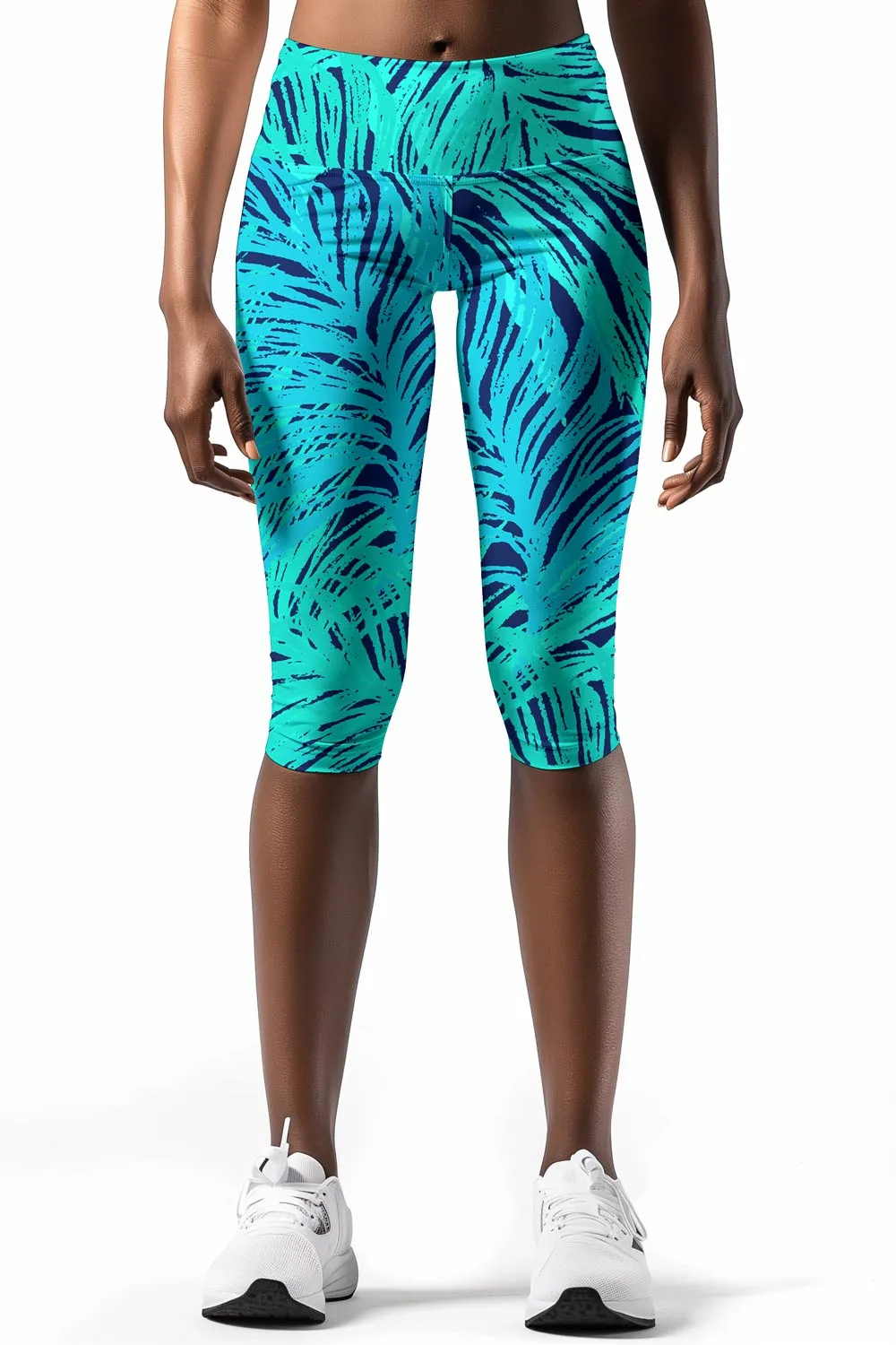 Tropical Dream Ellie Performance Capri Leggings - Women