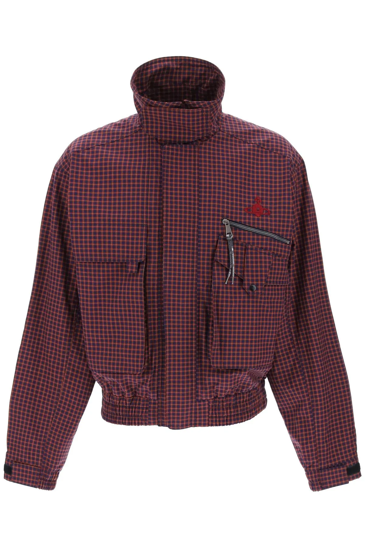 Vivienne Westwood Micro Tartan Memphis Bomber Jacket