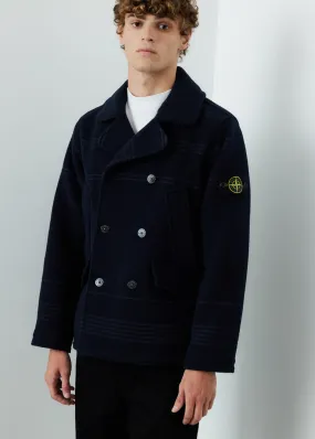 Wool Double Breasted Peacoat